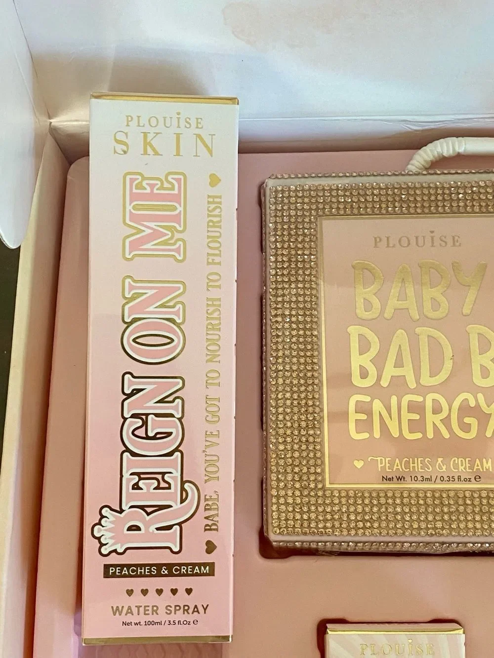P Louise Peaches & Dreamy Full Size Product Beauty Box NIB